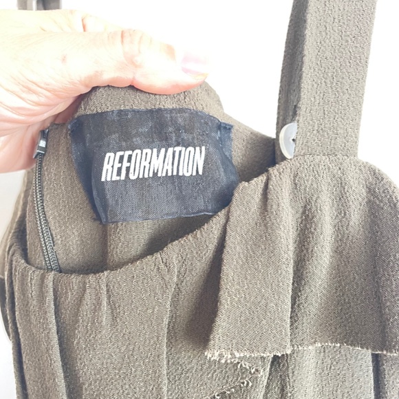 Reformation Frida Army Green size 8 - Picture 5 of 8